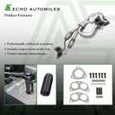 Catalytic Converter Compatible with Subaru Forester 2006-2010, Outback 2006-2012, Impreza 2006-2011, Legacy 2006-2012, Saab 9-2X 2006, 2.5L H4 (EPA Compliant)