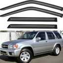 Window Visors Rain Guards for 1996-2004 Nissan Pathfinder, Out-Channel Window Vent Wind Deflectors Visors Shades for 1997-2003 Infiniti QX4