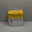 Zeinlenx HVLP Spray Gun with 10Pcs 600ML Disposable Paint Cups, 4 Nozzles, 1.4/ 1.7/ 2.0/ 2.5mm, Automotive Gravity Feed Paint Spray Gun Kit with Air Compressor Regulator for Auto (Gold)