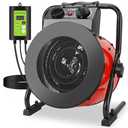 Greenhouse Heater with Thermostat, Outdoor Heaters for Patio, Fast Heating, Overheat Protection, Electric Space Heaters for Winter Plants, Grow Tent, Green House, Flower Room, Garage, Patio