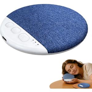 Sleep Pillow Speaker, Pillow Speaker with White Noise Timer Sleep Aid with Stereo Bass Private Sleep Headphones (Blue)