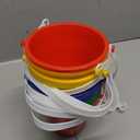 Top Race 12-Piece Beach Toys Set for Toddlers and Kids - Durable Play Sand Buckets and Shovel Kit for Outdoor Fun - Colorful Sand Toys for Beach Trips, Sandbox, Parties, or Backyard Playtime