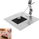 Napkin Holder for Table, Napkin Holders for Kitchen Stainless Steel Flat Napkin Dispenser Message Clip Holder for Kitchen Office Restaurant Hotel Cafe Bar Outdoor 6.7 * 6.5 * 4.6in