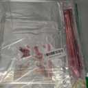 TUXIYA 20 PCS Large Cellophane Bags, 24x30inches Cellophane Wrap for Gift Baskets,Clear Basket Bag with 20 PCS Red Pull Bows