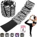 Wrist Ankle Weights for Women Set of 2, Adjustable Silicone Weighted Bangles, Wearable Ultra-durable Strips Weight Bracelet 2 lbs/4 lbs for Yoga, Pilates, Barre, Walking, Arm & Leg Workout (2 lbs Pair (1lb Each), Zebra Stripe)