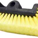 CARCAREZ 10" Car Wash Brush Head with Soft Bristle for Auto RV Truck Boat Camper Exterior Washing Cleaning, Yellow