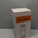 Space Heater for Indoor Use, 1500W Portable 13.78" Electric Heater with Thermostat, Fast Heating, 45 Oscillation, 12H Timer, Quiet & Safe 3D Flame Fireplace Ceramic Heater for Bedroom Office Home