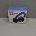 AILIHEN C8 Kids Headphones Wired, OnEar Headphones with Microphone and Volume Control Foldable Corded Stereo 3.5mm Headset for School Teens Smartphones Chromebook Laptop Tablets Travel (Black Blue)