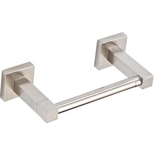 Toilet Paper Holder Wall Mount, Brushed Nickel Bathroom Toilet Paper Holder for SUS 304 Stainless Steel, Double Post Pivoting Square Toilet Paper Roll Holder for Bathroom RV Paper Towels for TP,Square Brushed Nickel