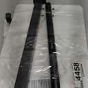 Adjustable TV Tray Table, TV Dinner Table for Eating, C-Shaped TV Trays for Couch, 360° Swivel Side End Table, Slide Under Sofa Snack Table for Bedroom Living Room Small Space (White+Black)