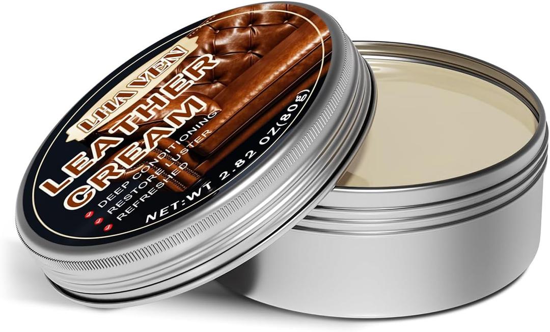 2 x Leather Conditioner Balm for Shoes, Bags & Furniture | Deeply nourishes and protects leather. Waterproofs. Works on shoes, boots, handbags, sofas, car seats, jackets and more.