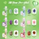 2 x Valentines Day Gifts for Kids - 28 Pack Gemstone Kit with Valentine's Cards for School Classroom Class Party Favor - Valentine Gift Exchange for Boys Girls Toddler