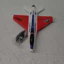 Dollox RC Airplane Toys F-16 Fighting Falcon 2.4Ghz 2CH Remote Control Plane Jet RC Fighter Airplanes Ready to Fly Beginner RC Plane with Lights RC Aircraft Toy Gifts for Boys Adults, 2 Batteries