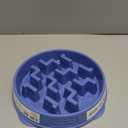 Outward Hound Large Slow Feeder Bowl, Puzzle Maze for Fast Eaters, Medium to Large Dogs, Helps Prevent Bloat & Aid Digestion, Holds 4 Cups Wet or Dry Food, Non-Slip, Made Without BPA, Blue