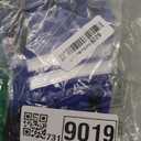 Inspired Comforts Wheelchair Gloves Fingerless Full Thumb with Anti-Slip Grip, Breathable & Reflective (Small, Black/Blue)