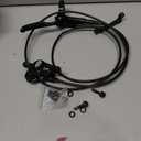 CNC MTB Hydraulic Disc Brake Set, Mountain Bike Hydraulic Disc Brakes Right Front 800mm Left Rear 1450mm Hydraulic Brake, Black