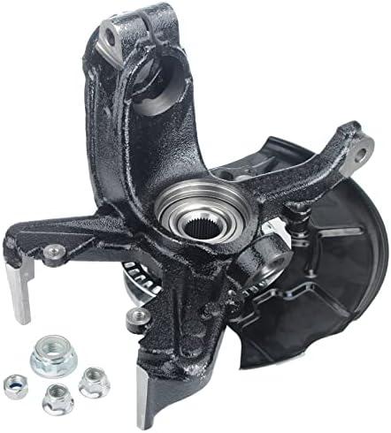 DOSKJOK Steering Knuckle Wheel Hub Bearing Assembly Front Right Passenger Compatible with Beetle 1998-2010 Golf 1999-2006 2010 Jetta 1999-2005 698-374