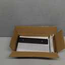 4 Pack Floating Shelf Brackets, 8 inch Heavy Duty Industrial Shelf Bracket, Black Metal L Brackets for Shelves Support DIY(1/5 Inch Thicked)