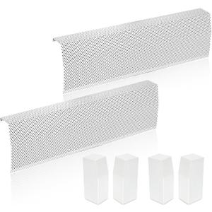 Redants 2 Pack 2 FT Baseboard Heater Covers with Left and Right Endcaps