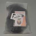 Mens Black Wig Short Layered Natural Wavy Synthetic Heat Resistant Hair Wigs Male Guy Daily Party Halloween Costume Cosplay Wigs (Black)