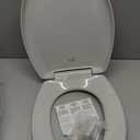 Bemis Classic Colors Slow Close Toilet Seat, Easy Clean Hinges and Durable Plastic Seat, Made in USA, Elongated, Ice Grey