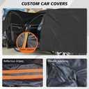 Cover for Toyota RAV4, Custom Fit RAV4 Cover 2006-2025, Car Cover Waterproof All Weather for Automobiles,Full Exterior Covers with Door Zipper/Reflective Strip, Outdoor Car Cover Sun Snow Protection