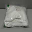 Sweatshirt for Women Long Sleeve Button Henley Neck Pullover Tops 3/4 Zip Up Stand Collar Fall Fashion Outfits (Medium, White)