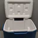 Coleman 60qt Rolling Cooler with Wheels, Insulated Portable Wheeled Chiller with Ice Retention, Made in USA