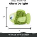 Barkbox Super Chewer Tough Dog Chew Toys for Aggressive Chewers, Plush 2 Toys in 1 (Drop the Bass - Small)