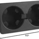 Cup Holder Compatible with Chevy Silverado Avalanche Sierra 2007-2013, Tahoe Suburban Yukon 2007-2014, Front Center Console Beverage Drink Insert Replace 19154712