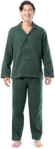 Fruit of the Loom mens Flannel Pajama Sleep Set, 3XL