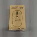 TECKNET Wireless Mouse, 2.4G Quiet Computer Mouse with USB Receiver, 4 Buttons Portable Cordless Mice for Chromebook, Laptop, PC, Mac, 800/1200/1600 DPI - Black