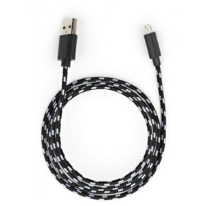 CCY 6.5Ft Braided MFI Black