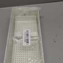 TTKBHHQ-Dental Instrument Sterilization Box, Cold Sterilization Tray Depository for Plastic Instruments for Dentistry, Dental Tools, Tattooing, and Nail Care. (white)