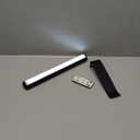 TINTINDOC Picture Light Battery,Brightness Dimmable Timer Setting,Rechargeable Painting Light for Pictures Display Art on Wall with 3 Colors Lighting Remote,Used for Frames Dartboard Portrait (Black)