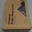 KeaBabies Baby Wrap Carrier - All in 1 Original Baby Carrier Newborn to Toddler Sling, Easy to Wear, Hands Free Bonding, Lightweight, Breathable Infant Wraps (Trendy Black) (One Size (Pack of 1))