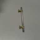 Cabinet Knobs Goldenwarm 10-Pack 3" Brushed Gold Cup Pulls Cabinet Handles