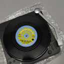 Funny Retro Record Coasters for Drinks with Vinyl Player Holder for Music Lovers, Set of 6 Conversation Piece Sayings Drink Coaster, Housewarming Hostess Wedding Registry Gift Ideas