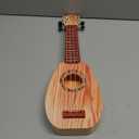 YOLOPARK 17" Kids Toy Guitar for Girls Boys, Mini Toddler Ukulele Guitar with 4 Strings Keep Tones Can Play for 3, 4, 5, 6 7 Year Old Kids Musical Instruments Educational Toys for Beginner (Wood)