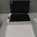 HOU for iPad Pro 11 Inch Case with Keyboard M5 2025/M4 2024(ONLY),Magic Keyboard iPad Pro 11 Inch (5th Gen) Keyboard Case,Click-Anywhere Trackpad,7 Colors Backlight,Easy-Set,Black