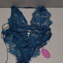 Avidlove Women One Piece Lingerie Lace Bodysuit Deep V Teddy Mini Babydoll (Medium, Green)