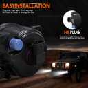 Fog Light Bulb 3.5 Inch For Ram Promaster 1500 2500 3500 2014-2019 Front Bumper Fog Light Driving Lamps,6000k,Pack of 2
