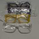 Eyekepper 5-pack Oversized Reading Glasses Square Large Frame Readers for Men and Women +1.75