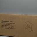 KLSMYHOKI Standing Desk Adjustable Height, Mobile Stand Up Desk with Wheels Small Computer Desk Rolling Desk, Portable Laptop Desk White Standing Table Home Office Desks 16"x31.5" Height 27"-43.5"