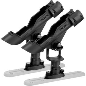 Kayak Fishing Rod Holder, Fishing Boat Rod Holder for Track Mount / Deck Mount, Fishing Rod Holders for Boat, 360 Degree Adjustable Fishing Pole Holders