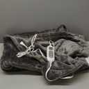 Heated Throw Blanket with 1-9 hrs Timer Auto-Off & 8 Heating Levels, Flannel Electric Blanket Full Body Warmth, ETL Certified & Machine Washable (50''60'', Grey)