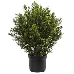 Nearly Natural 2ft. Cedar Artificial Bush (Indoor/Outdoor), Pack Of 4