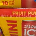 2 x Sparkling Ice Fruit Punch Sparkling Water, with Antioxidants and Vitamins, Zero Sugar, 7.5 fl oz Mini Cans (Pack Of 10)