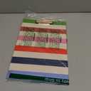 Kate Spade New York Clipboard Folio with Low Profile Clip, Professional Padfolio Includes Lined Notepad, Pen Loop, and Pocket, Adventure Stripe (237048)