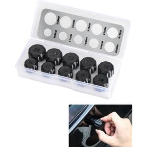 Car Sensor Hole Cutting Template Kit - 1625mm Diameter Compatible - Vinyl Wrap Precision Cutter - Precise Car Radar Hole Cutting Aid - 10-Piece Plastic Templates Set - Car Wrap Tools